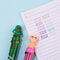 Cute Cartoon Multicolor Pen Color Retractable Ballpoint Pen for School Office Fun Writing