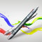 Multicolor Pen With Pencil Lead Multi Color Ballpoint Pen For School Office Notes 1