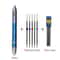 Multicolor Pen With Pencil Lead Multi Color Ballpoint Pen For School Office Notes 6