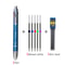 Multicolor Pen With Pencil Lead Multi Color Ballpoint Pen For School Office Notes 6