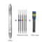 Multicolor Pen With Pencil Lead Multi Color Ballpoint Pen For School Office Notes 7
