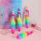 Unicorn Plush Rainbow Gel Pens Set Cute Cartoon Writing Pens for Kids