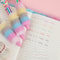 Unicorn Plush Rainbow Gel Pens Set Cute Cartoon Writing Pens for Kids