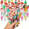 Mini Christmas Pens Set Cute Novelty Holiday Party Favors Multicolor Writing Kit