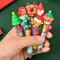 Mini Christmas Pens Set Cute Novelty Holiday Party Favors Multicolor Writing Kit