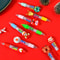 Mini Christmas Pens Set Cute Novelty Holiday Party Favors Multicolor Writing Kit