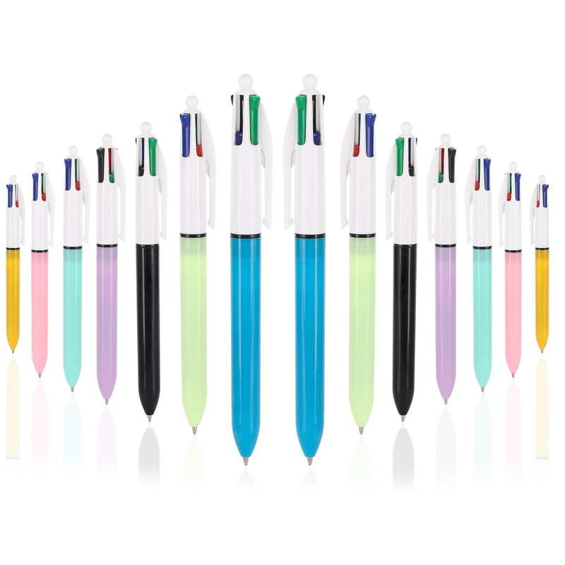 Multicolor Ballpoint Pens Set for Journaling, School & Office Writing