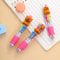 Kawaii Capybara Multicolor Ballpoint Pens Set Cute Mini School Writing Pens