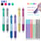 Multicolor Erasable Pen with Refillable Ink Smooth Writing Gel Pen