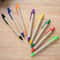 Eco Friendly Recycled Kraft Paper Pens Set Colorful Retractable Ballpoint Pens For Office School 6