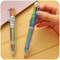 Color Multi Function Ballpoint Pen Smooth Writing Pen for School Office