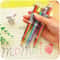 Color Multi Function Ballpoint Pen Smooth Writing Pen for School Office