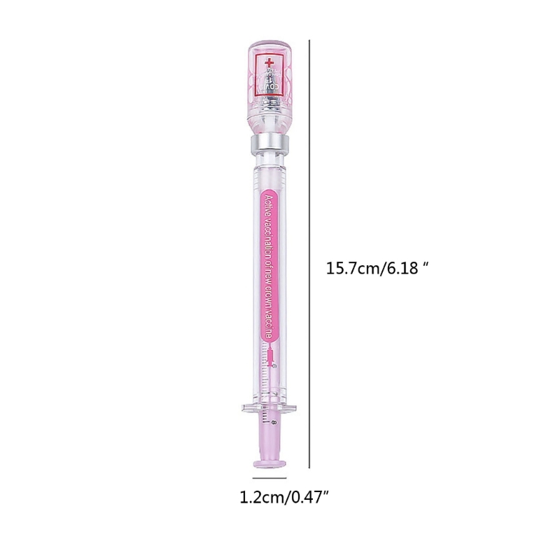 Creative Syringe Pen Novelty Ballpoint Fun Gift for Nurses & Doctors