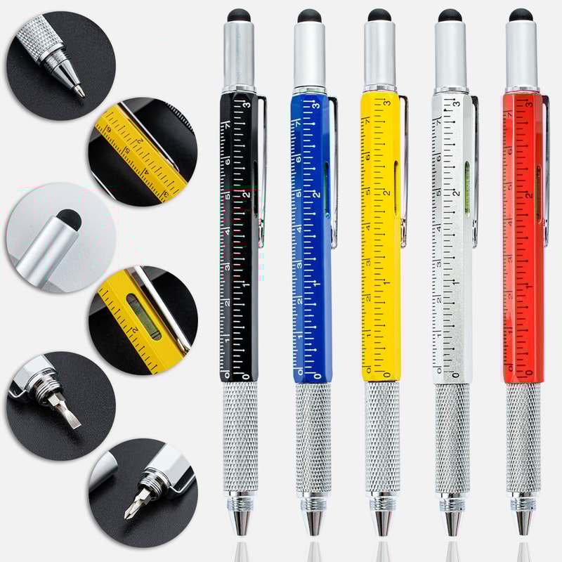 Multifunction Pen Tool With Stylus Screwdriver Ruler For Everyday Fixes 3
