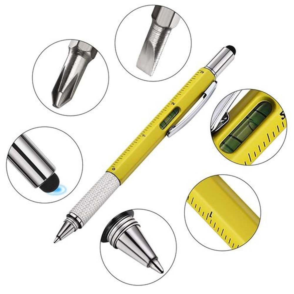Multifunction Pen Tool With Stylus Screwdriver Ruler For Everyday Fixes 5