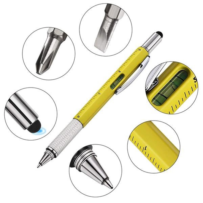 Multifunction Pen Tool With Stylus Screwdriver Ruler For Everyday Fixes 5