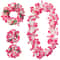 Hawaiian Leis Set Tropical Flower Necklaces and Bracelets for Luau Party Decorations