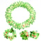 Hawaiian Leis Set Tropical Flower Necklaces and Bracelets for Luau Party Decorations