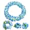 Hawaiian Leis Set Tropical Flower Necklaces and Bracelets for Luau Party Decorations