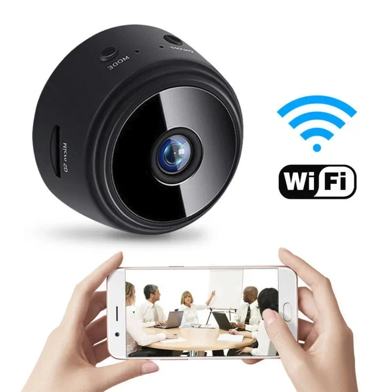 Compact HD WiFi mini camera Wireless Security & Home Monitoring Camera for Baby and Pet Care