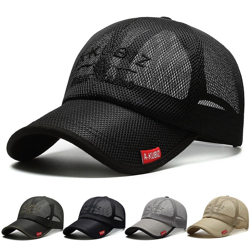 Breathable Summer Mesh Baseball Cap for Men & Women Sun Protection Hat