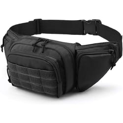 stealth outdoor waist bag for men hidden hands free gear storage