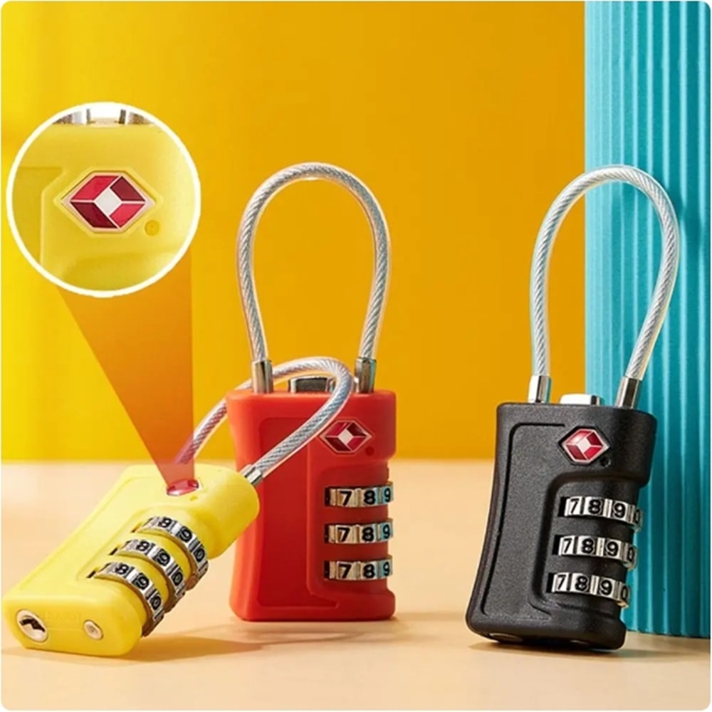 Premium TSA Travel Lock with Digit Combination Durable Zinc Alloy Luggage Lock
