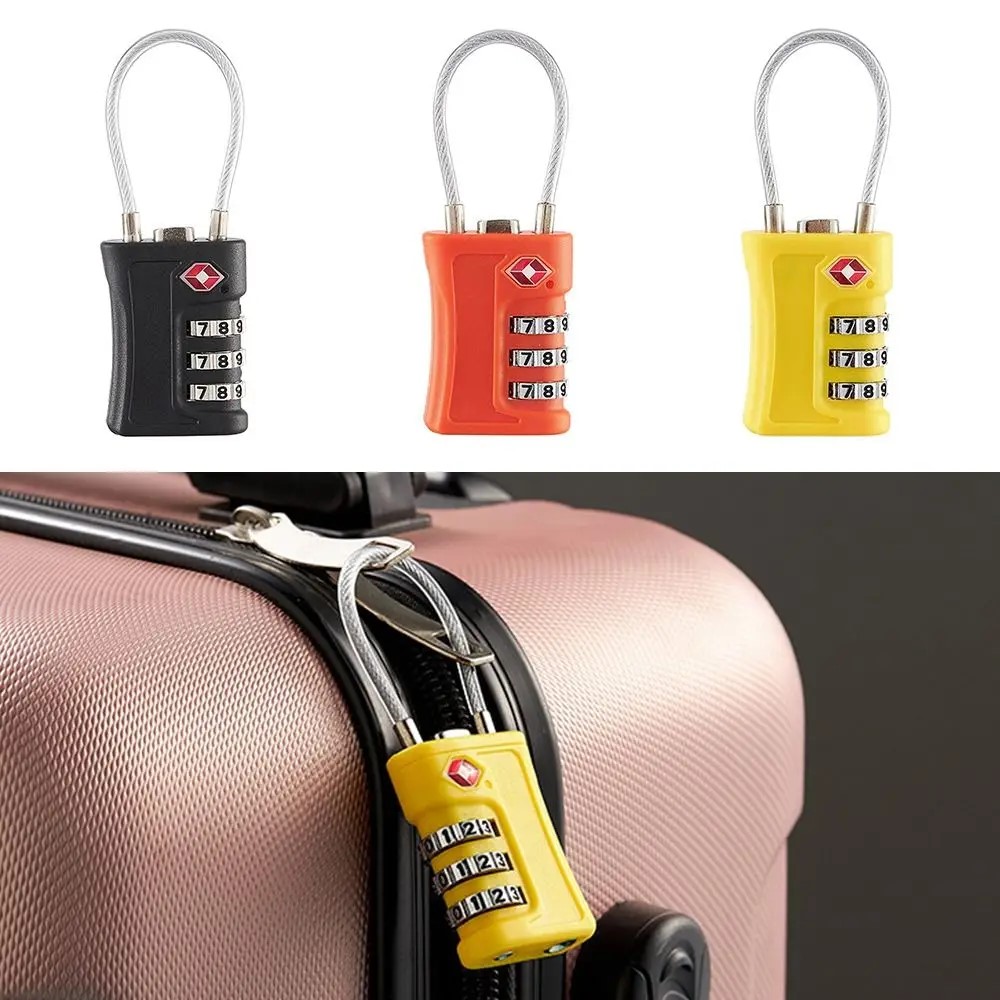 Premium TSA Travel Lock with Digit Combination Durable Zinc Alloy Luggage Lock