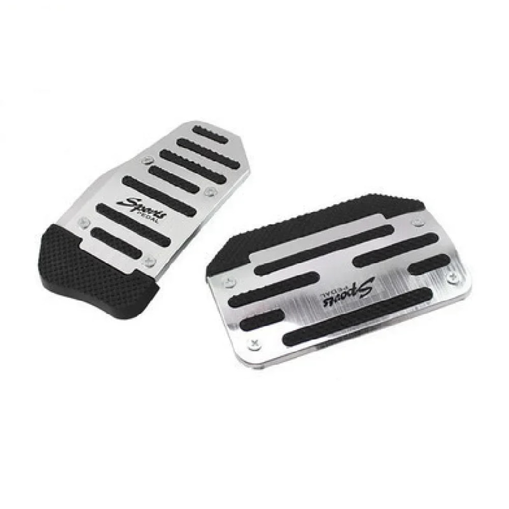 Aluminum Car Pedal Covers Set Universal Automatic Manual Pedal Kit