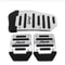 Aluminum Car Pedal Covers Set Universal Automatic Manual Pedal Kit