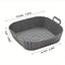 Reusable Silicone Air Fryer Liner Non Stick Basket Mat For Easy Clean Cooking 1