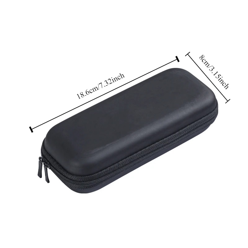 Portable Cigar Travel Case Lightweight EVA Cigar Holder with Zipper Storage for Safe Carry