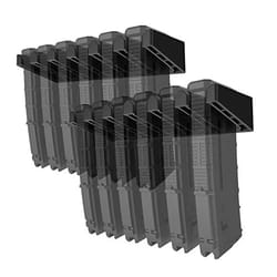 magazine wall mount 6 slot tactical ammo clip holder rack