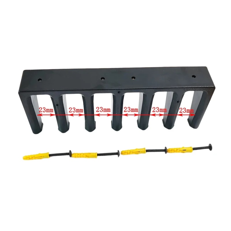 Magazine Wall Mount 6 Slot Tactical Ammo Clip Holder Rack