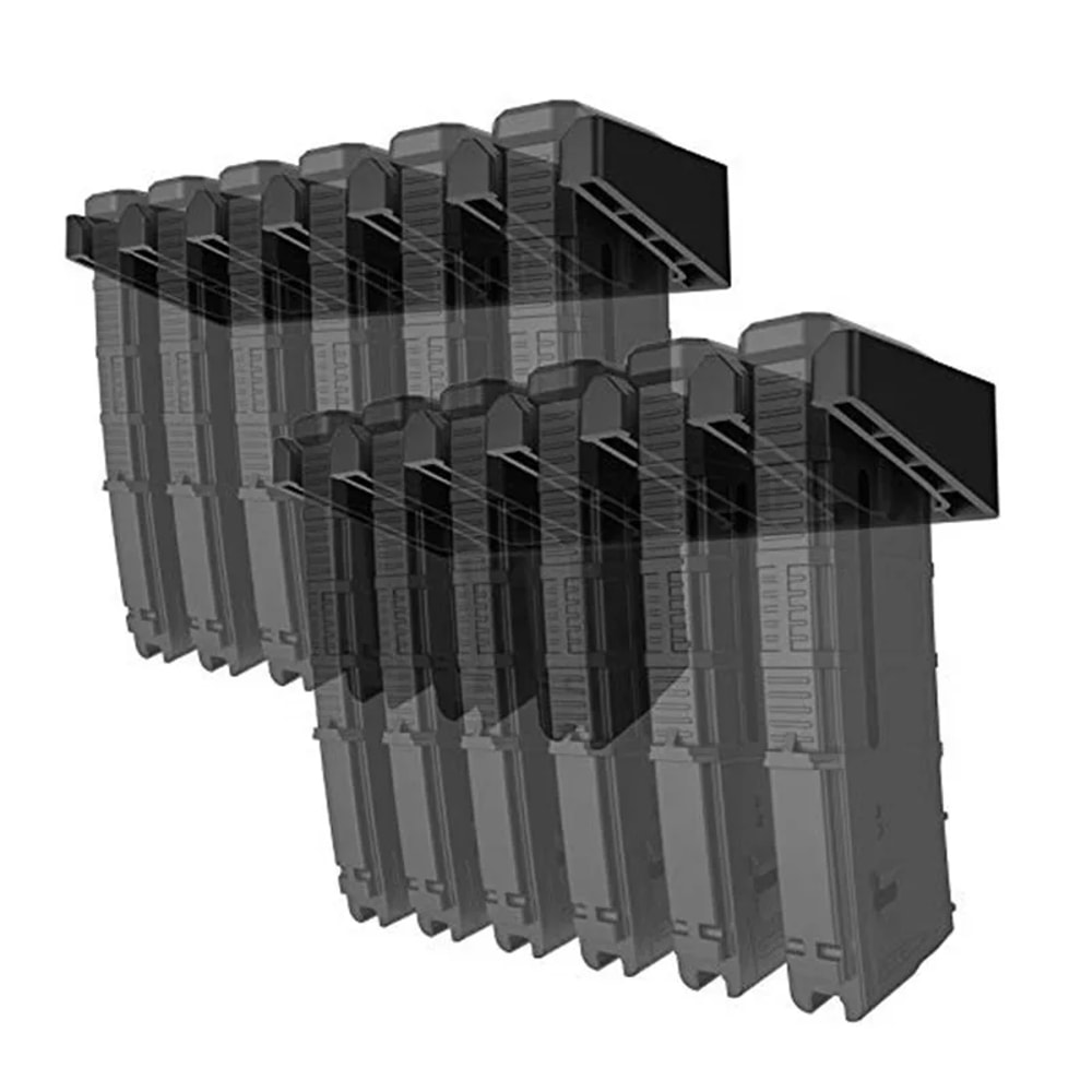 Magazine Wall Mount 6 Slot Tactical Ammo Clip Holder Rack