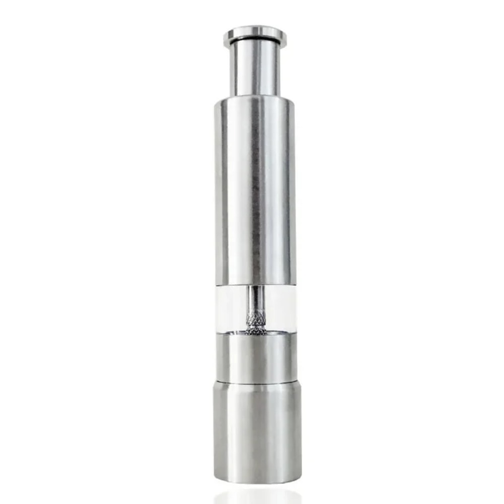 Thumb Press Manual Pepper Grinder Portable Stainless Steel Spice Mill For Salt And Pepper 5