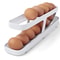 Automatic Rolling Egg Dispenser Fridge Organizer Space Saving Egg Storage Tray 3