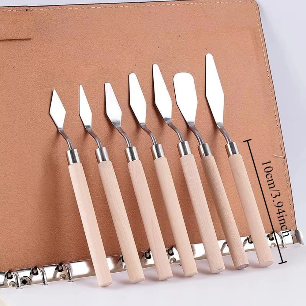 Stainless Steel Buttercream Spatula Set for Cake Decorating & Palette Knife Baking Tools