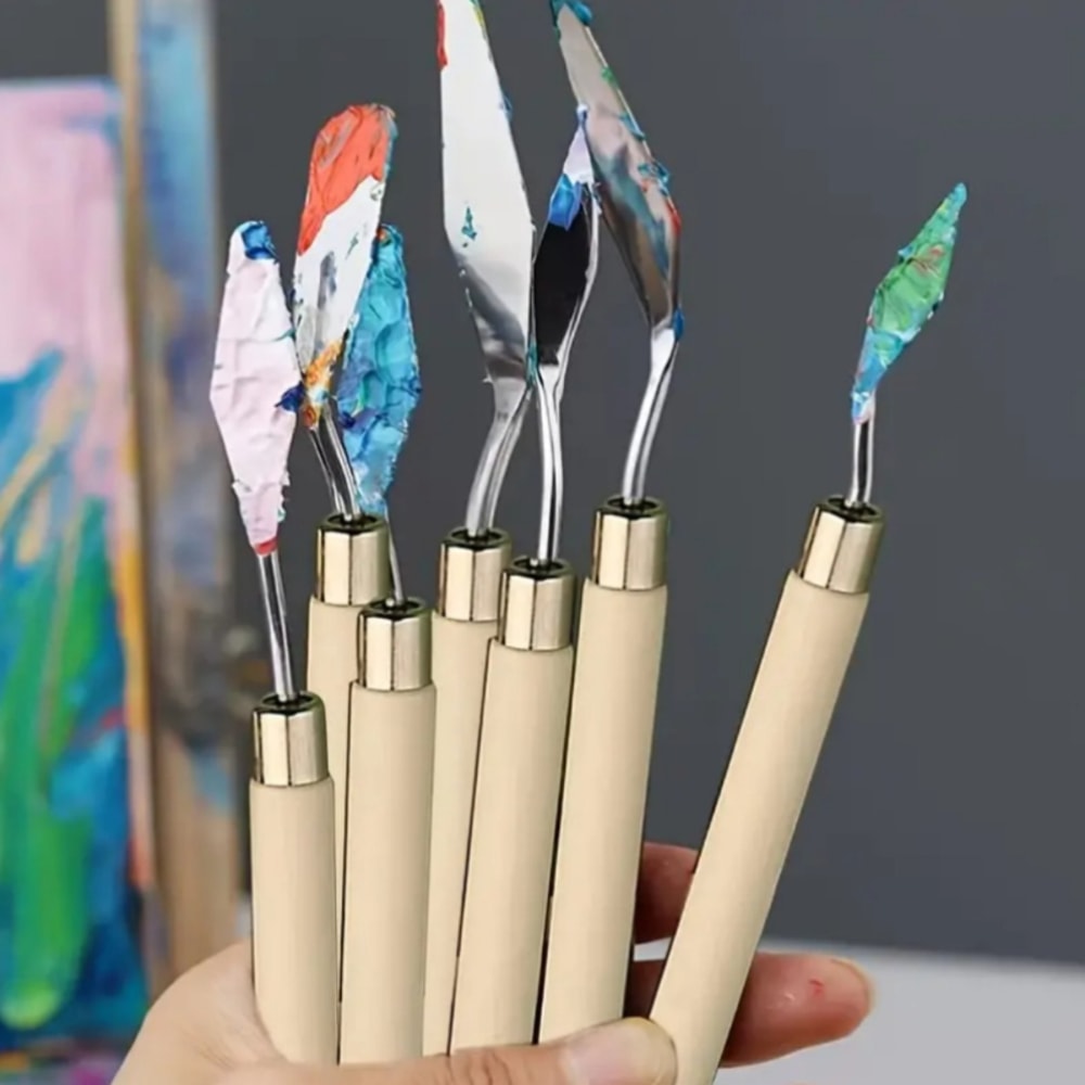 Stainless Steel Buttercream Spatula Set for Cake Decorating & Palette Knife Baking Tools