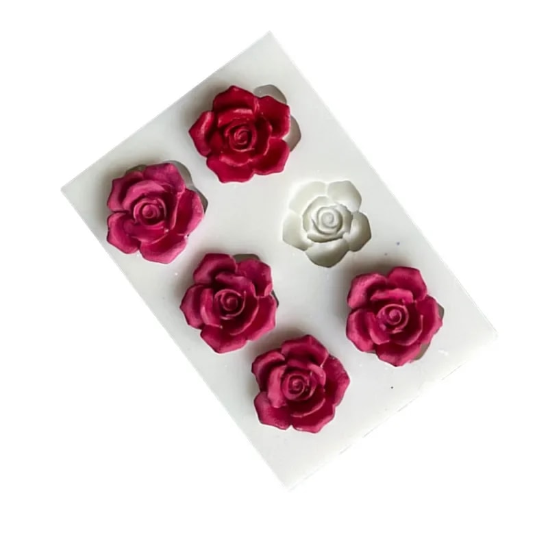 Rose Silicone Mold for Resin, Fondant & Chocolate DIY Flower Craft Mold