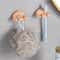 Cute Suction Cup Toothbrush Holder Wall Mounted Bathroom Organizer