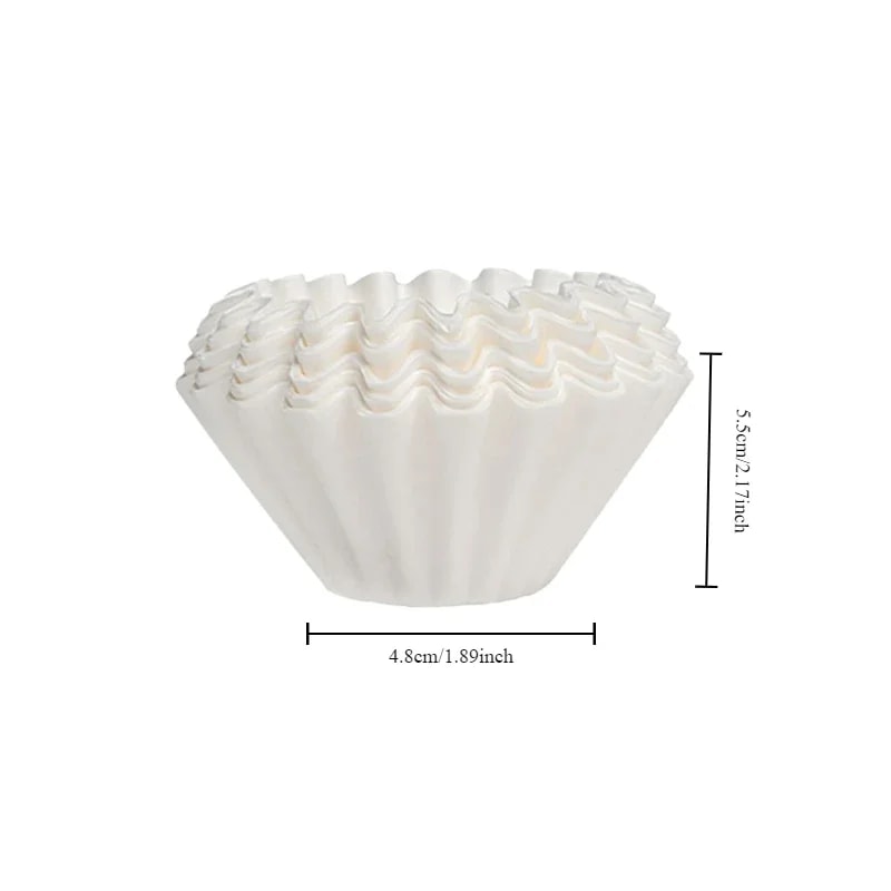 Premium Pour Over Coffee Filters for Wave Drippers Cup Coffee Filter Paper