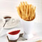 French Fries Cup with Sauce Holder Snack Serving Cup