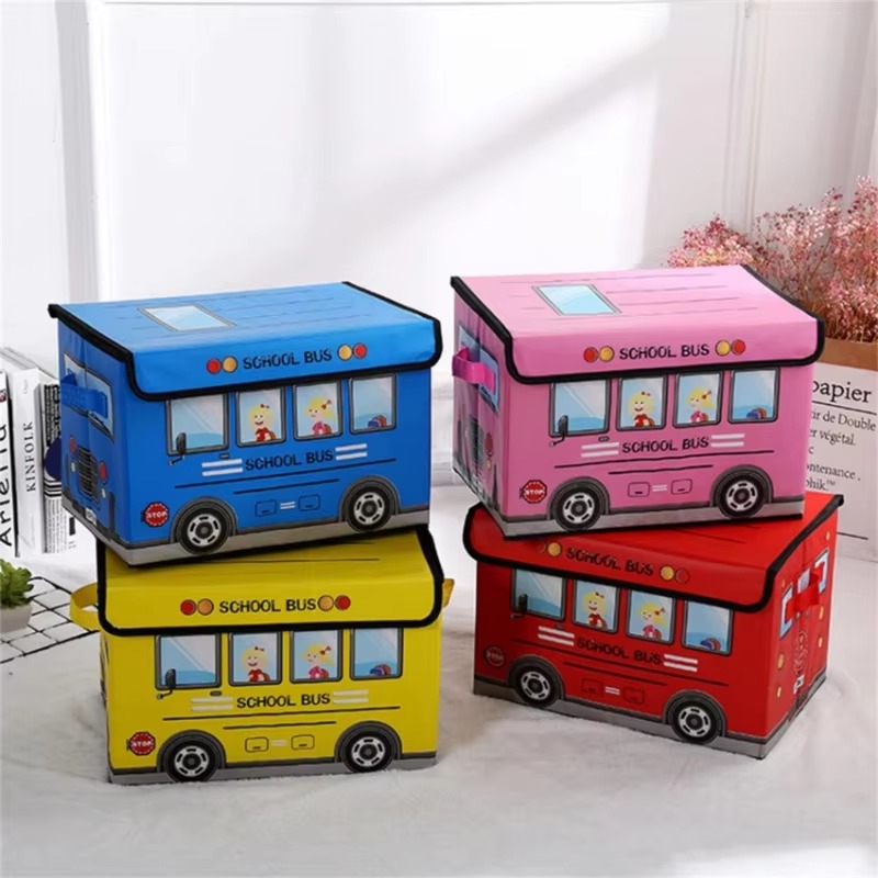 Waterproof Foldable Storage Box for Toys Clothes Snacks Organizer