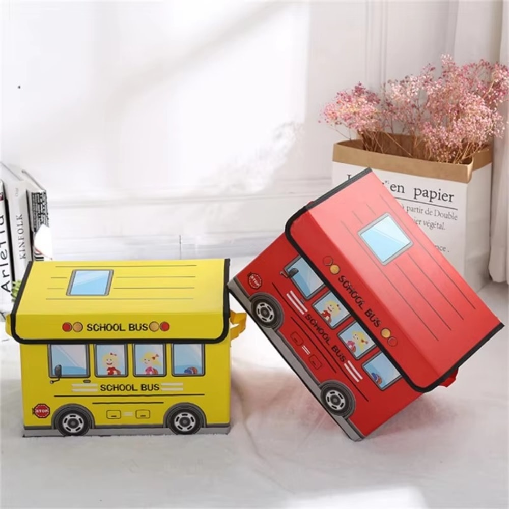 Waterproof Foldable Storage Box for Toys Clothes Snacks Organizer