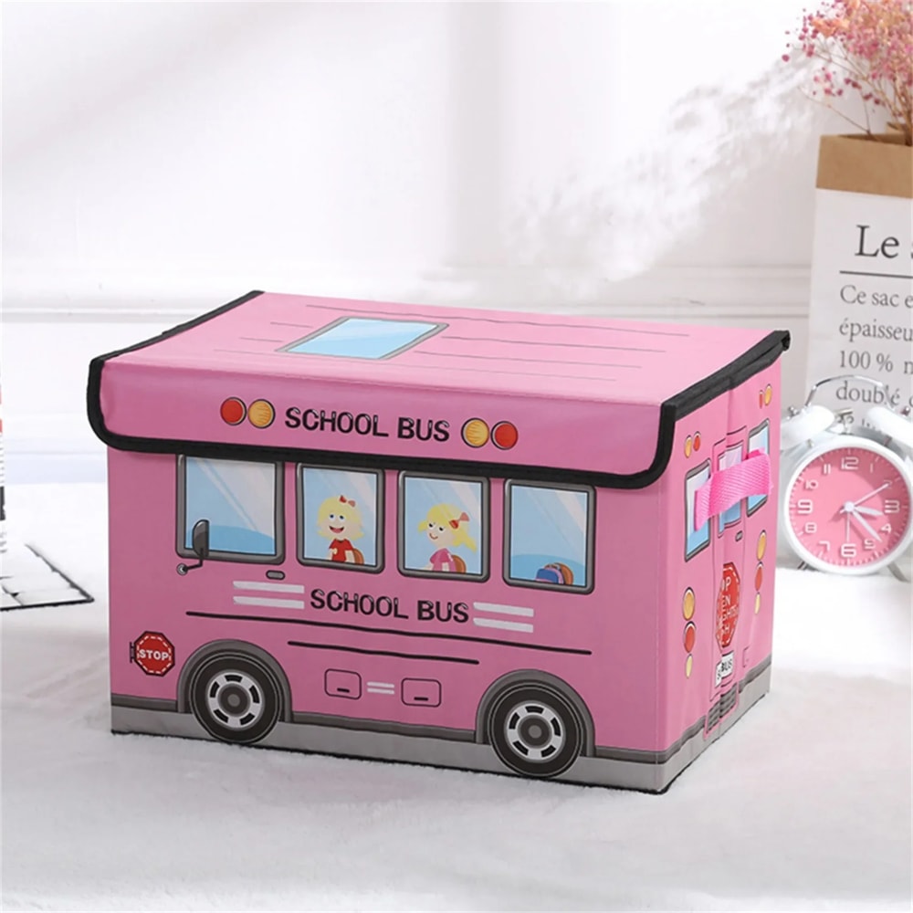 Waterproof Foldable Storage Box for Toys Clothes Snacks Organizer