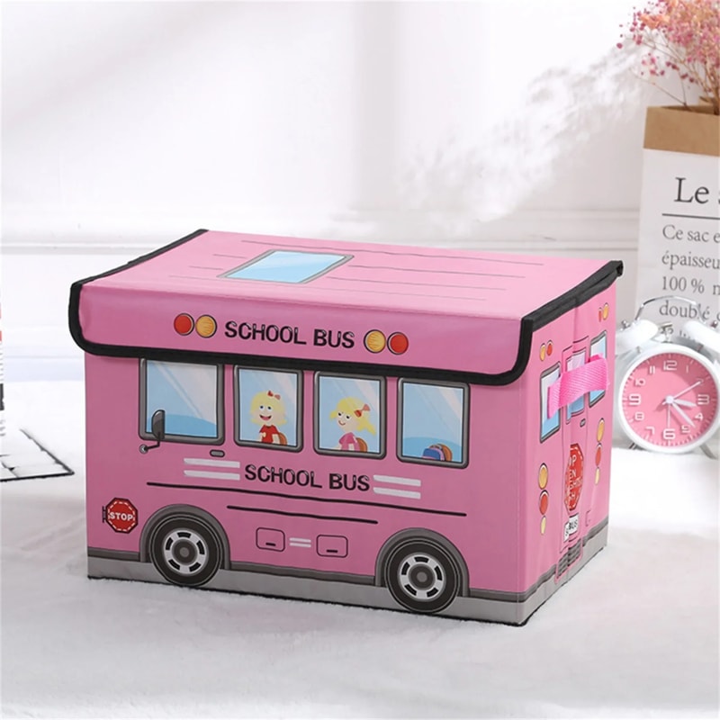 Waterproof Foldable Storage Box for Toys Clothes Snacks Organizer