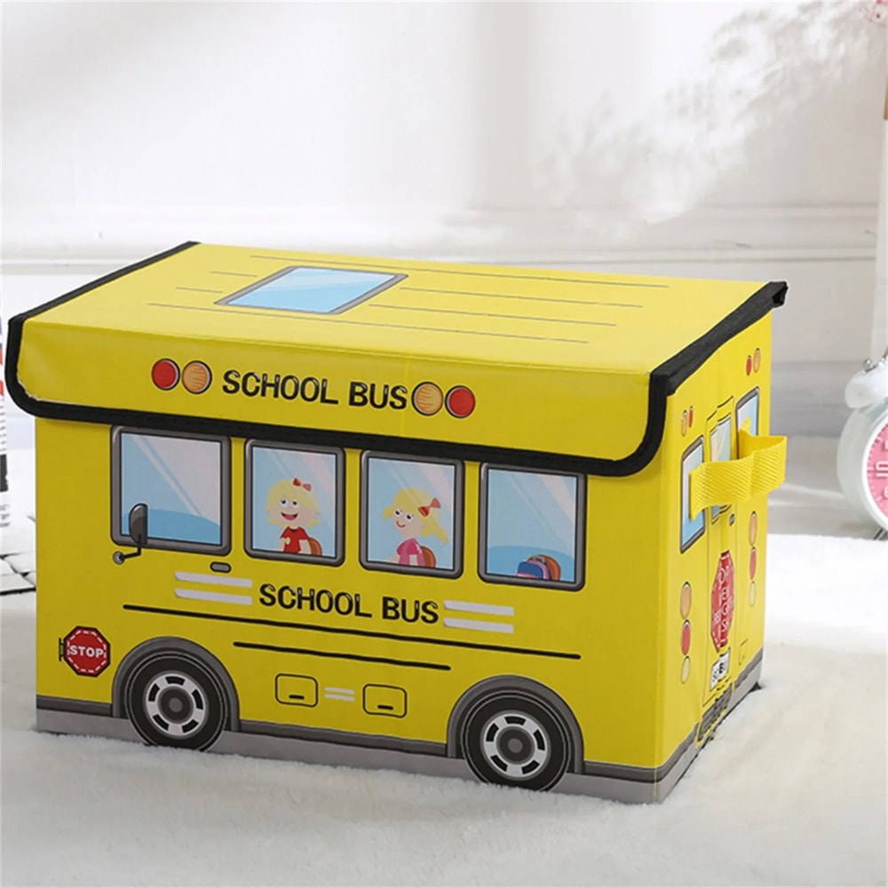 Waterproof Foldable Storage Box for Toys Clothes Snacks Organizer