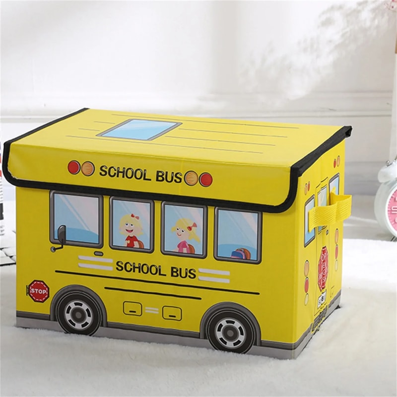 Waterproof Foldable Storage Box for Toys Clothes Snacks Organizer