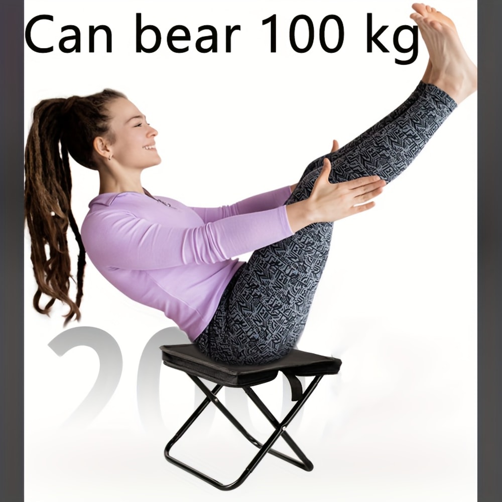 Lightweight Portable Camping Chair Foldable Alloy Frame with Carry Bag for Hiking Beach Travel